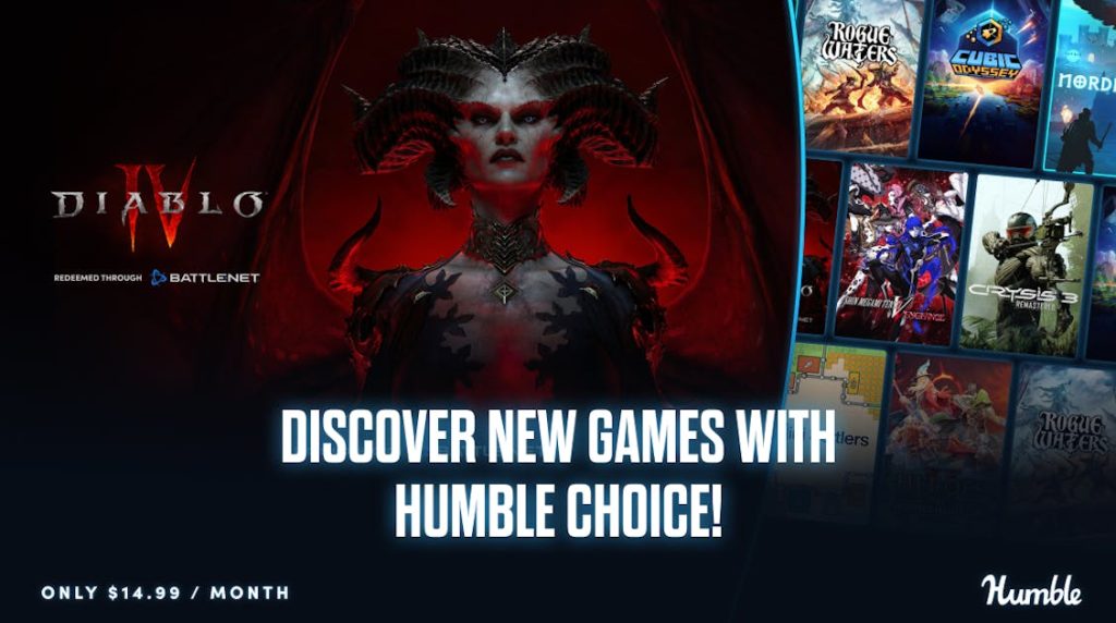 Humble Choice May 2026 bundle featuring Diablo IV and Shin Megami Tensei V Vengeance